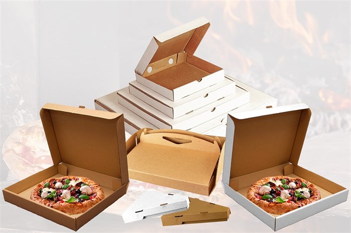 Коробка для пиццы 330*330*40 мм белая - фото 4701
